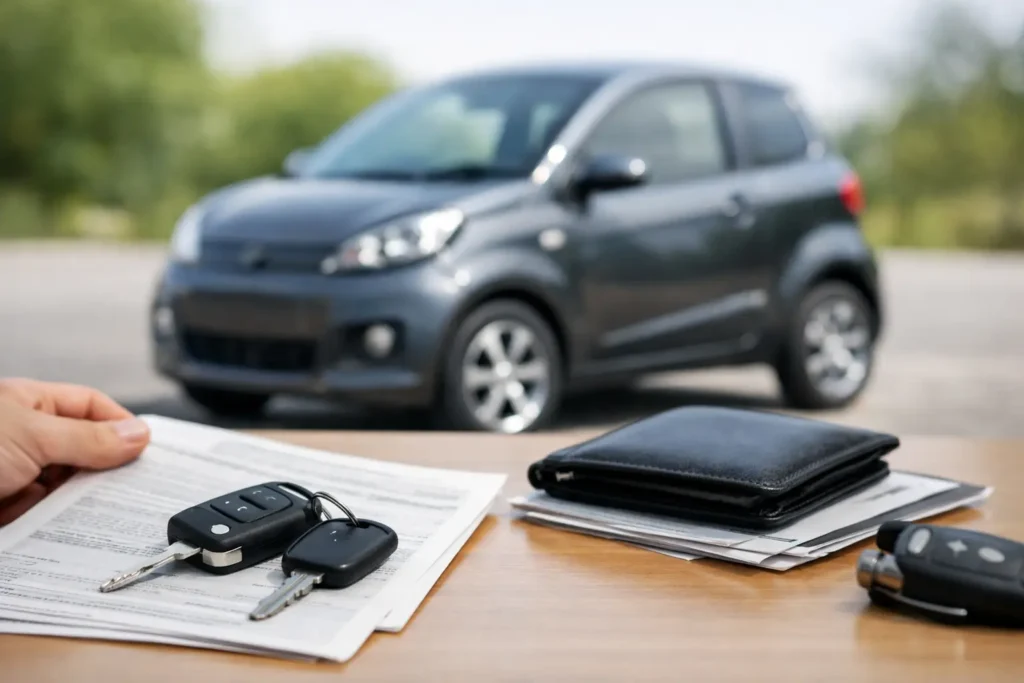 Carte grise voiture sans permis incluse