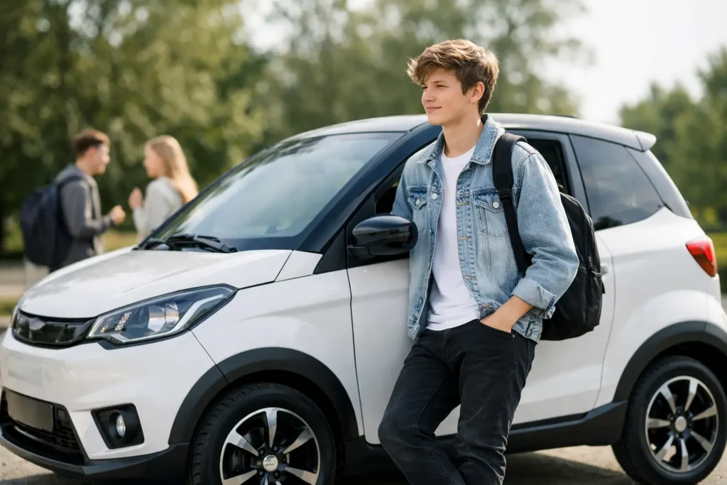 Meilleure voiture sans permis pour ado