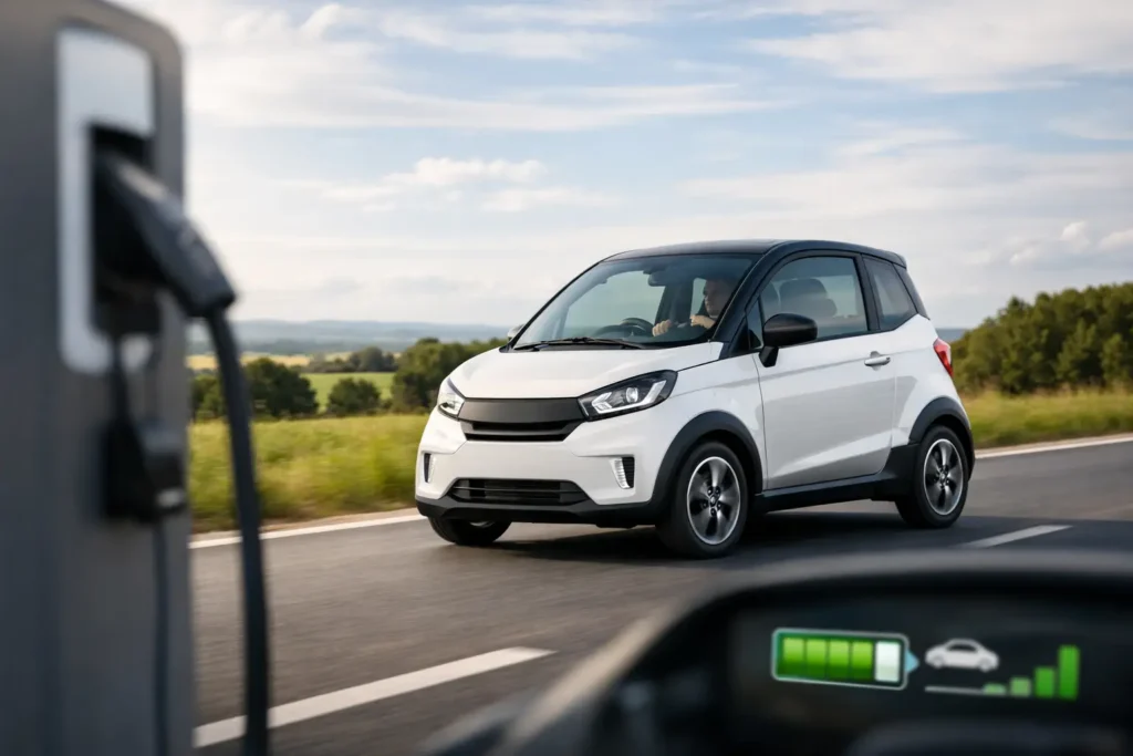 Voiture sans permis électrique autonomie réelle