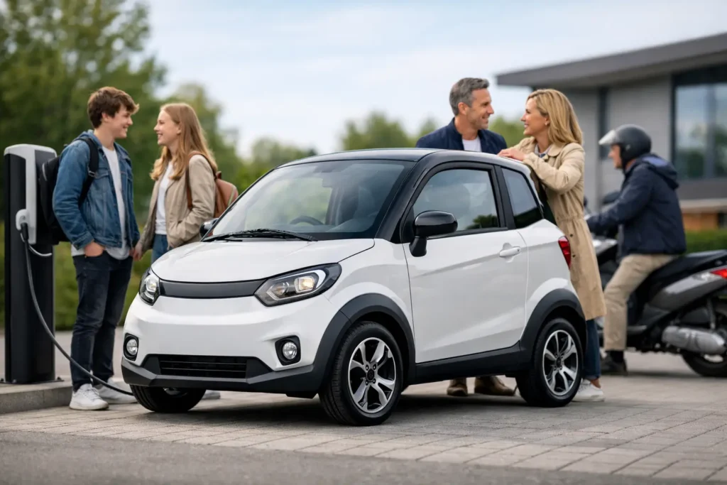Voiturette électrique homologuée AM : pour qui ?