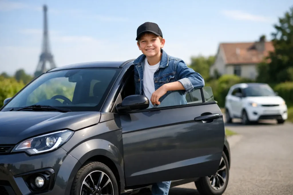 Guide voiture sans permis 14 ans en France
