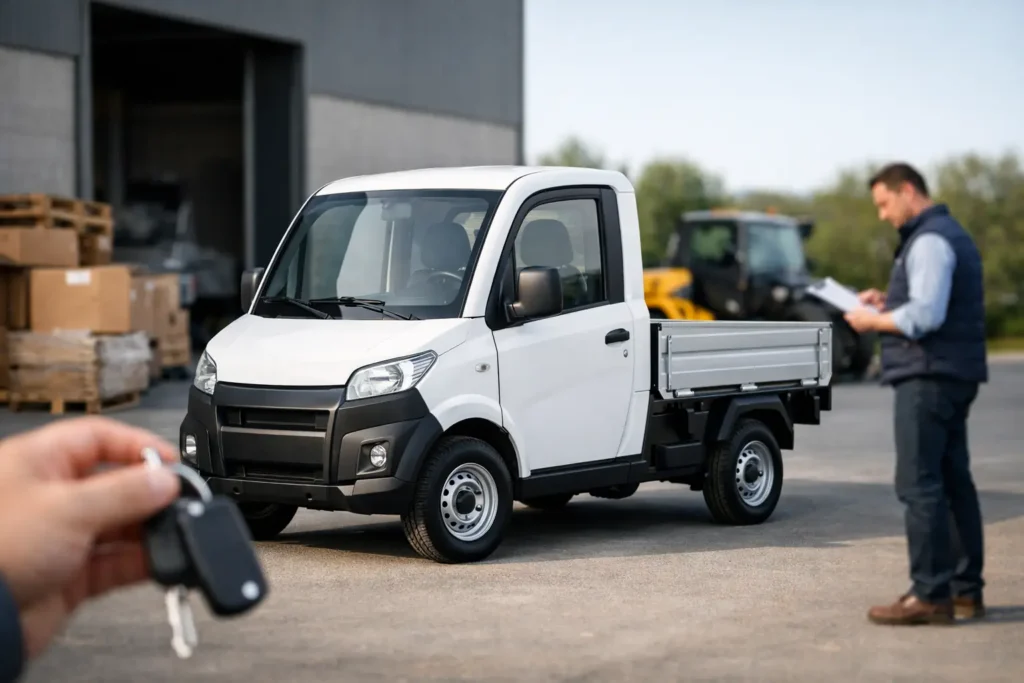 Utilitaire sans permis neuf – bien le choisir